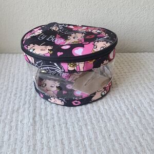 Betty Boop Makeup Bag Black and Pink